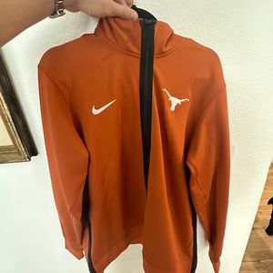 Burnt Orange Nike Texas zip up hoodie!! Like new, never worn.